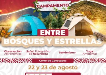 Coyotepec invita a vivir una experiencia de naturaleza y aventura con su Primer Campamento 2026