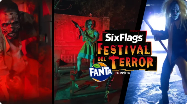 Terror, espectáculos y montañas rusas: así será el Festival del Terror en Six Flags México