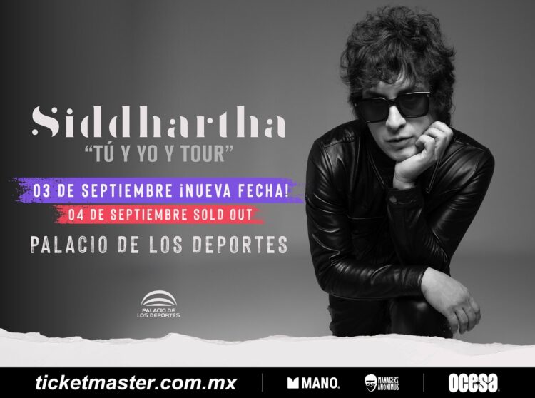 ¡A tres días! Siddhartha prepara dos noches históricas en el Palacio de los Deportes
