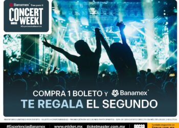 OCESA, Ticketmaster y Banamex lanzan la edición más grande de Concert Week con más de 150 conciertos al 2×1