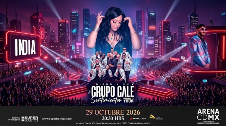 LA INDIA, WILLIE GONZÁLEZ Y GRUPO GALÉ reunirán tres generaciones de salsa en la ARENA CDMX