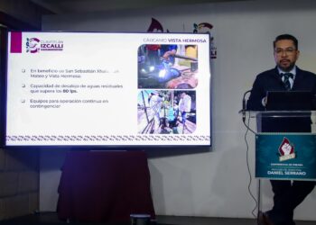 Refuerzan prevención de inundaciones en Izcalli