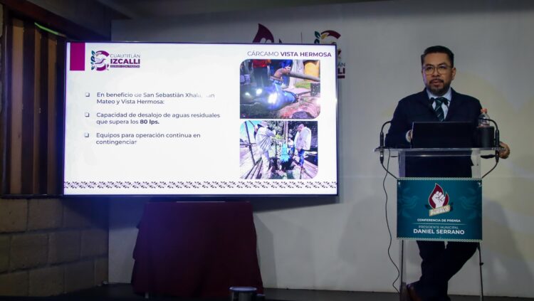 Refuerzan prevención de inundaciones en Izcalli