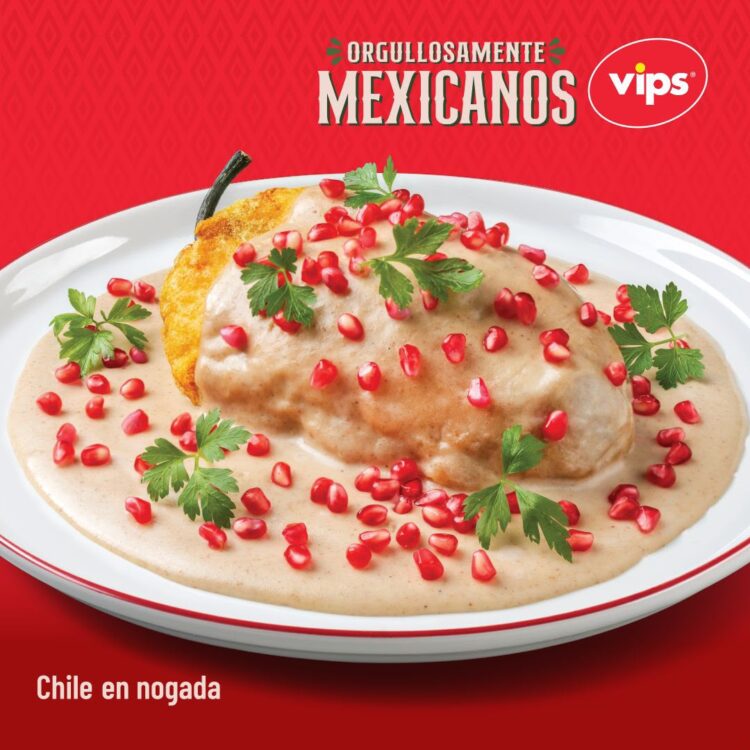 El Chile en Nogada entra en su semana grande: Vips servirá 2×1 durante las fiestas patrias