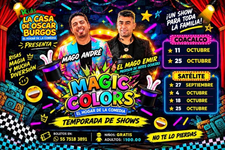 ¡La magia cobra vida! Magic Colors llega con Mago André