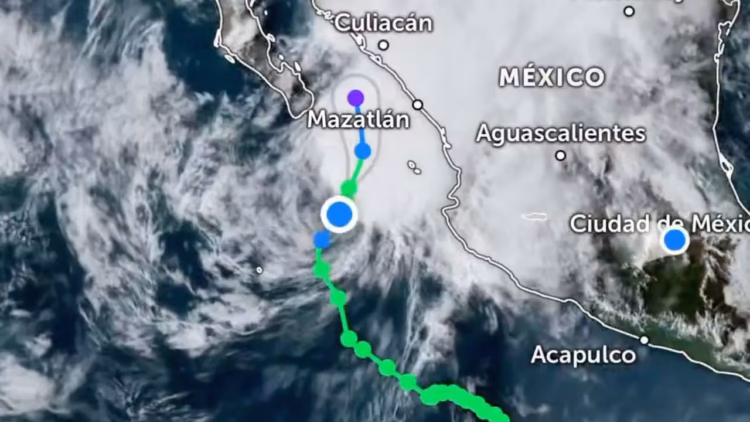 «Vance» retoma fuerza y regresa a tormenta tropical tras degradarse a depresión; amenaza las costas de Sinaloa