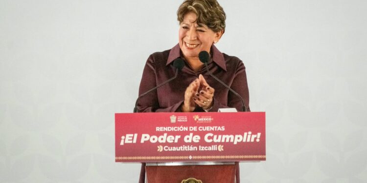 Acompaña alcalde Daniel Serrano a la Gobernadora en informe ante 45 mil asistentes, y en arranque de obra para Izcalli