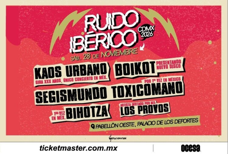 Segismundo Toxicómano debutará en México en el Festival Ruido Ibérico de la CDMX