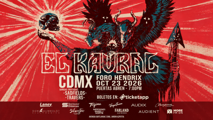 Mañana el KAURAL llevará su rock y psicodelia al Foro Hendrix de la CDMX