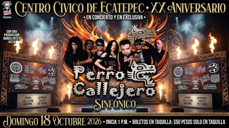 Perro Callejero Sinfónico: una celebración histórica de 20 años de rock mexicano llegará a Ecatepec