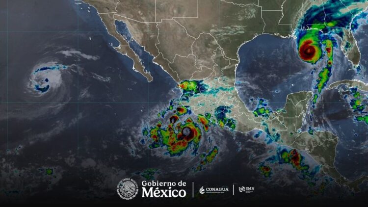 El huracán «Simón» toma fuerza y se convierte en categoría 2 mientras avanza a las costas de Jalisco
