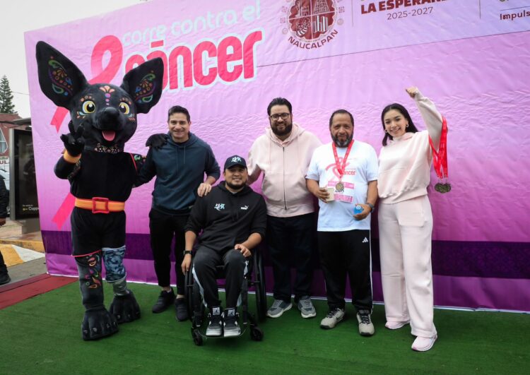 NAUCALPENSES ASISTEN A SEGUNDA EDICIÓN DE LA CARRERA CORRE CONTRA EL CÁNCER 2026